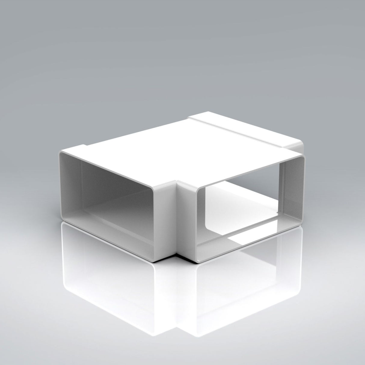 110x54mm Equal T Piece Rectangular Ducting