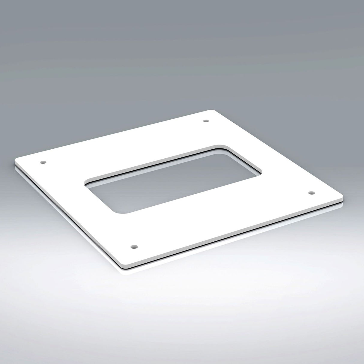 110x54mm Rectangular Wall Plate Rectangular Ducting