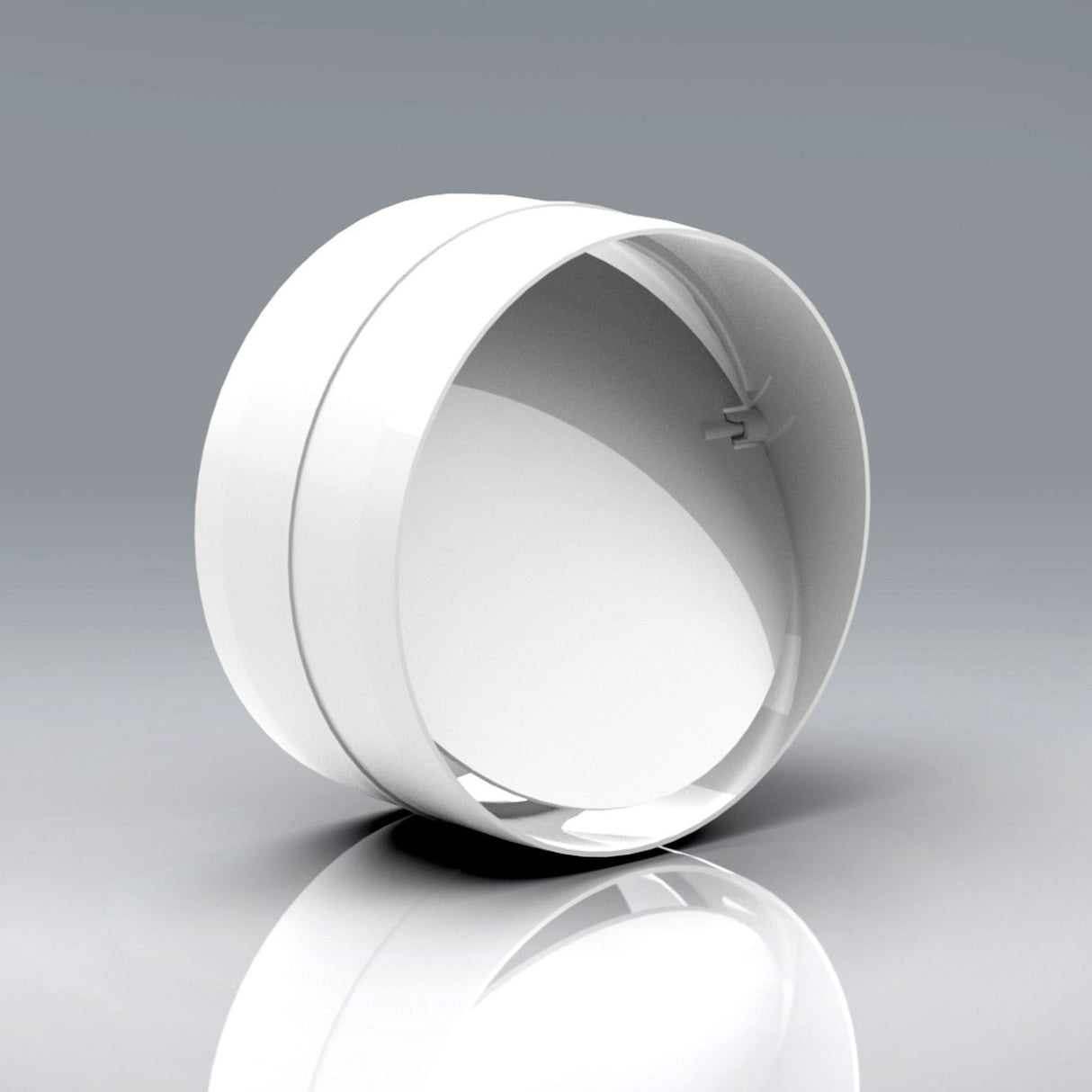 125mm Round Connector with Damper