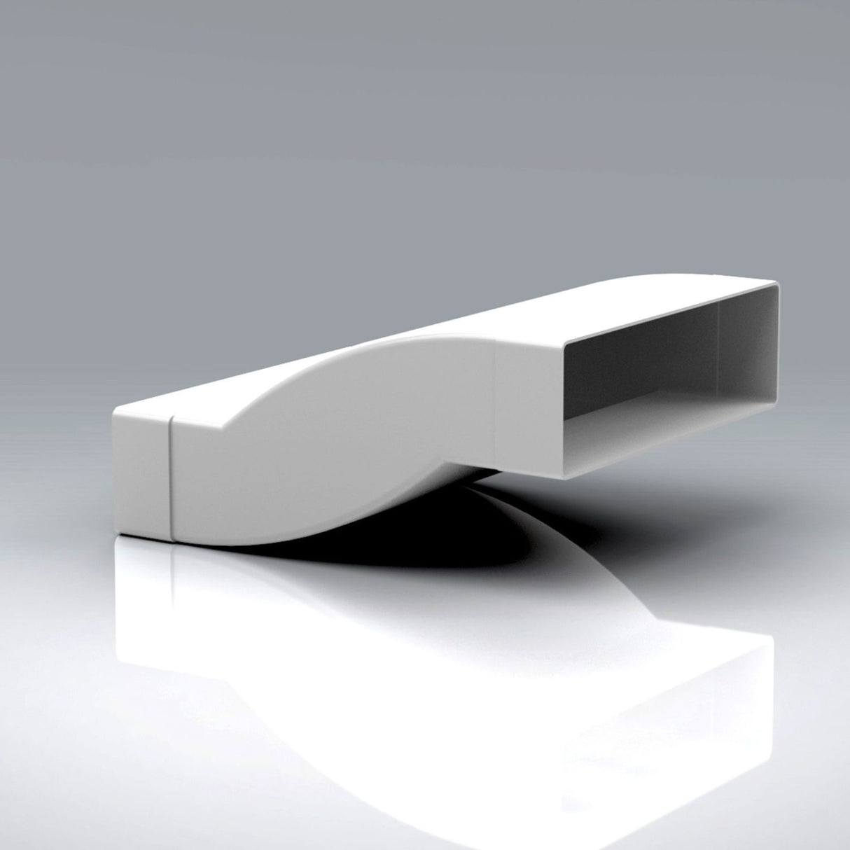 204x60mm Cross Over Duct Connector Rectangular Ducting