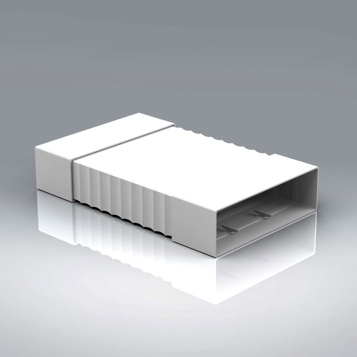 204x60mm Rectangular Flexible Bend Rectangular Ducting