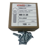 Bolts (Pack of 100) Fasteners & Fixings